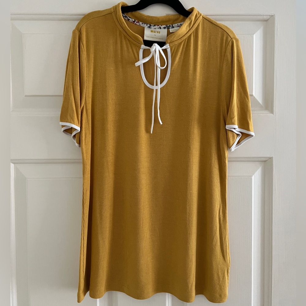 Anthropologie keyhole knit top